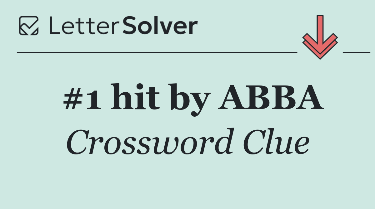 #1 hit by ABBA