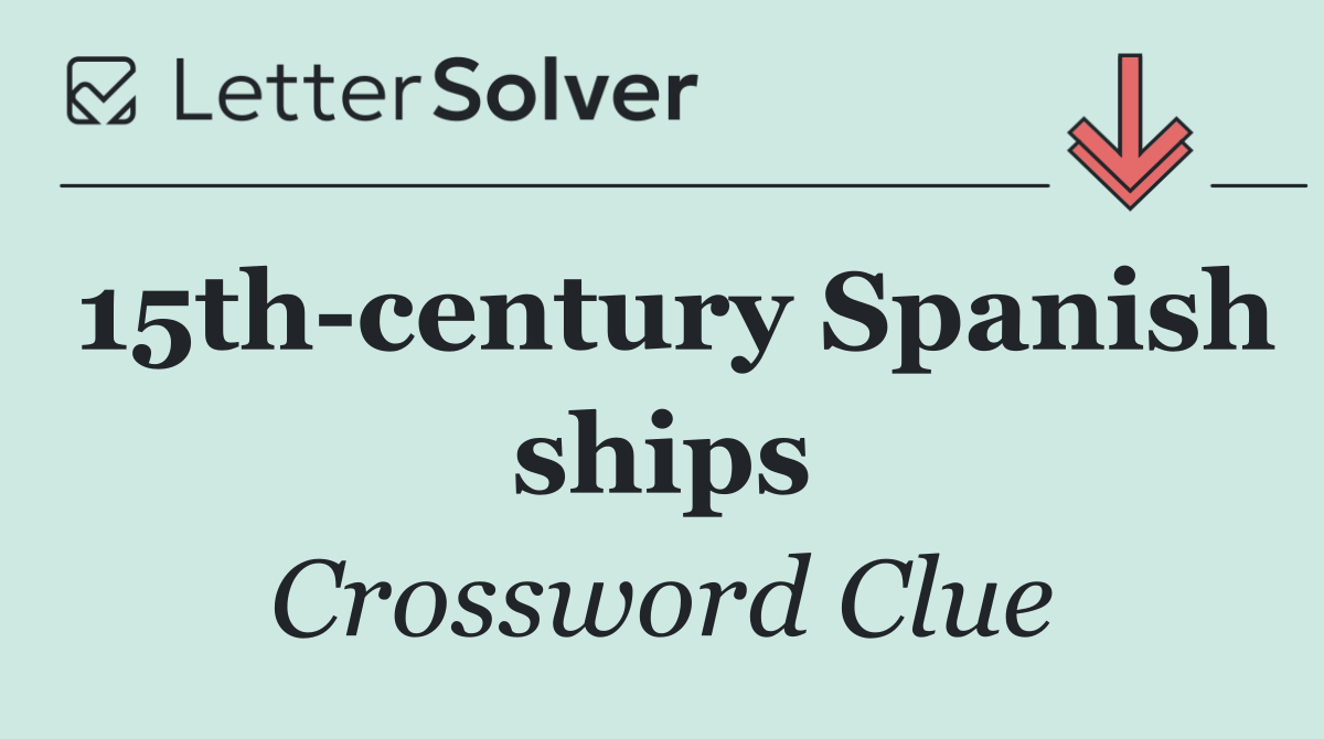 15th century Spanish ships