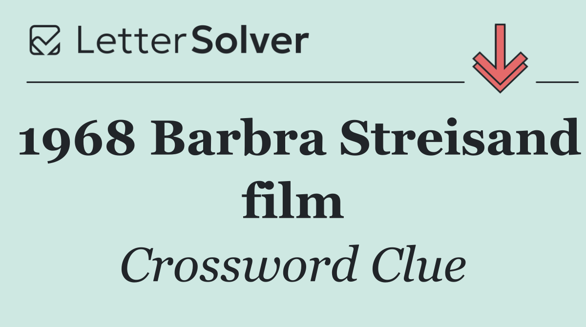 1968 Barbra Streisand film