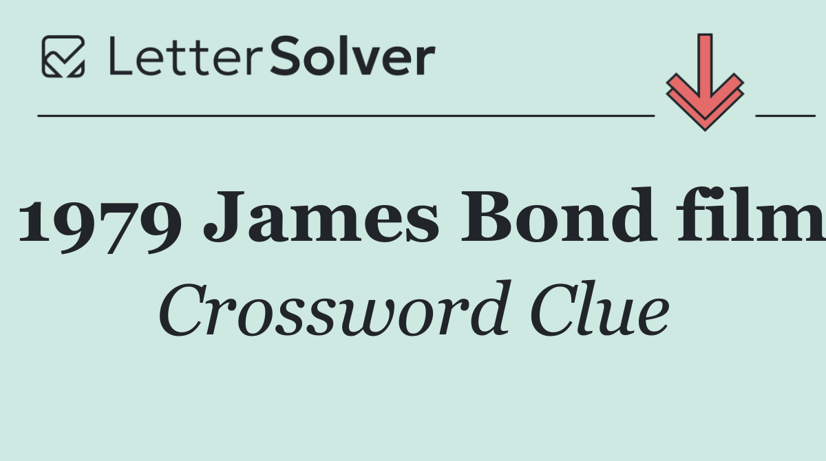 1979 James Bond film