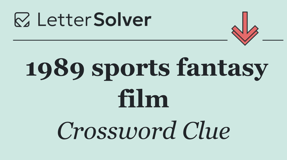 1989 sports fantasy film