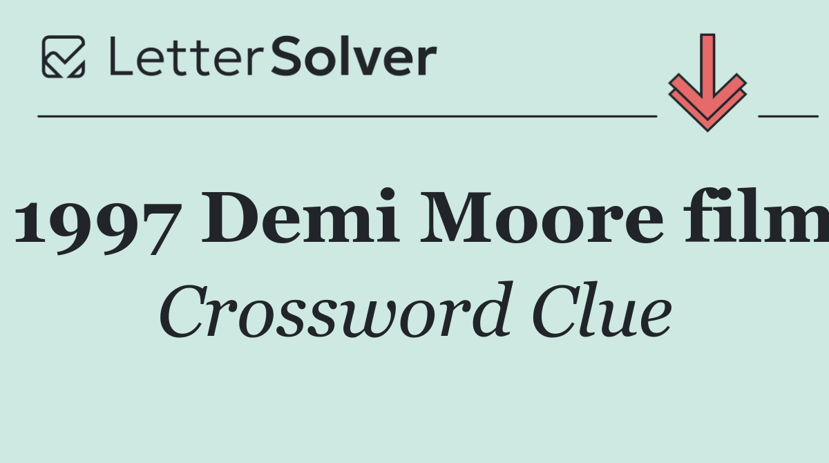 1997 Demi Moore film
