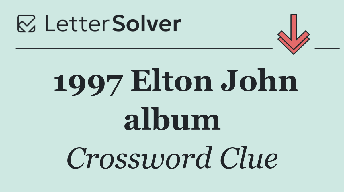 1997 Elton John album