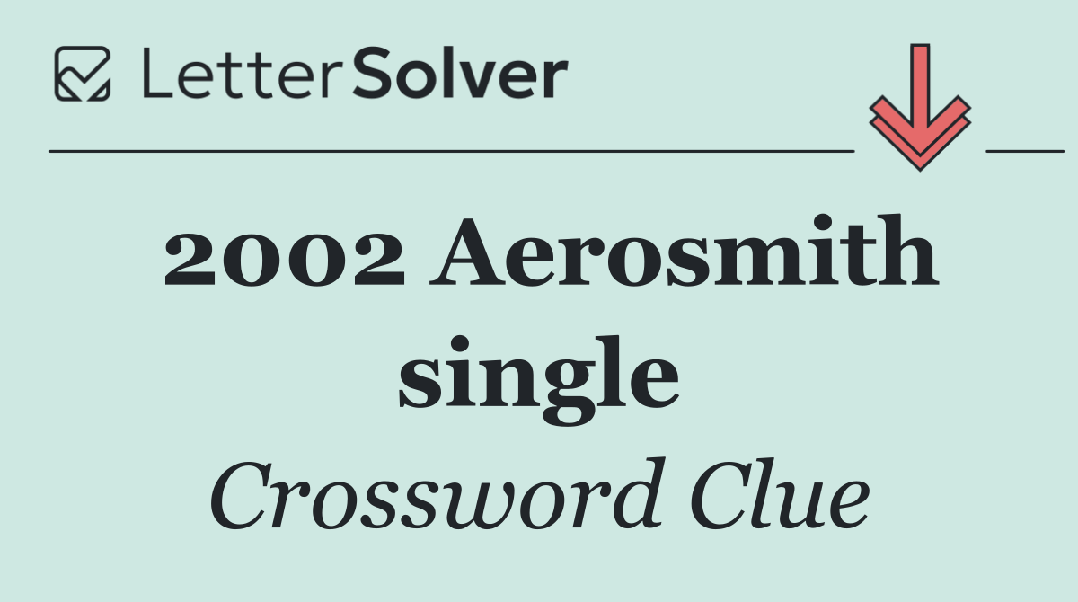 2002 Aerosmith single