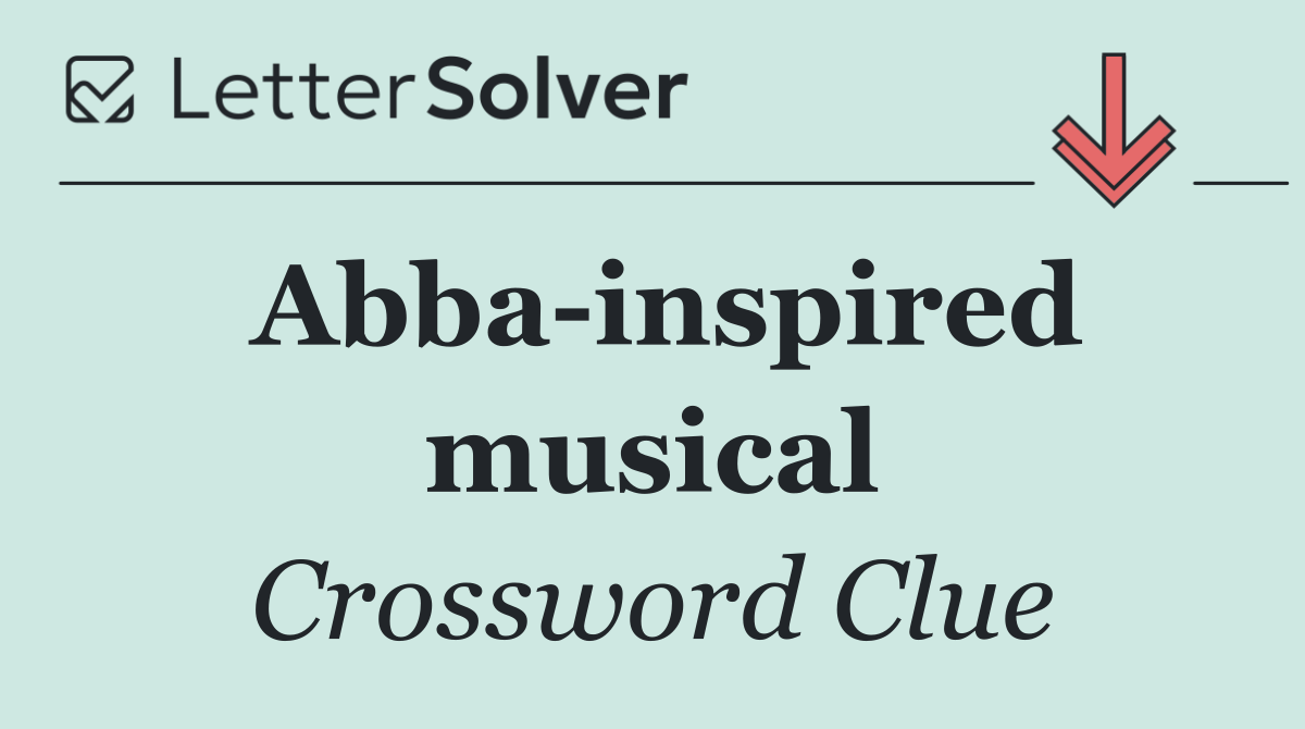 Abba inspired musical
