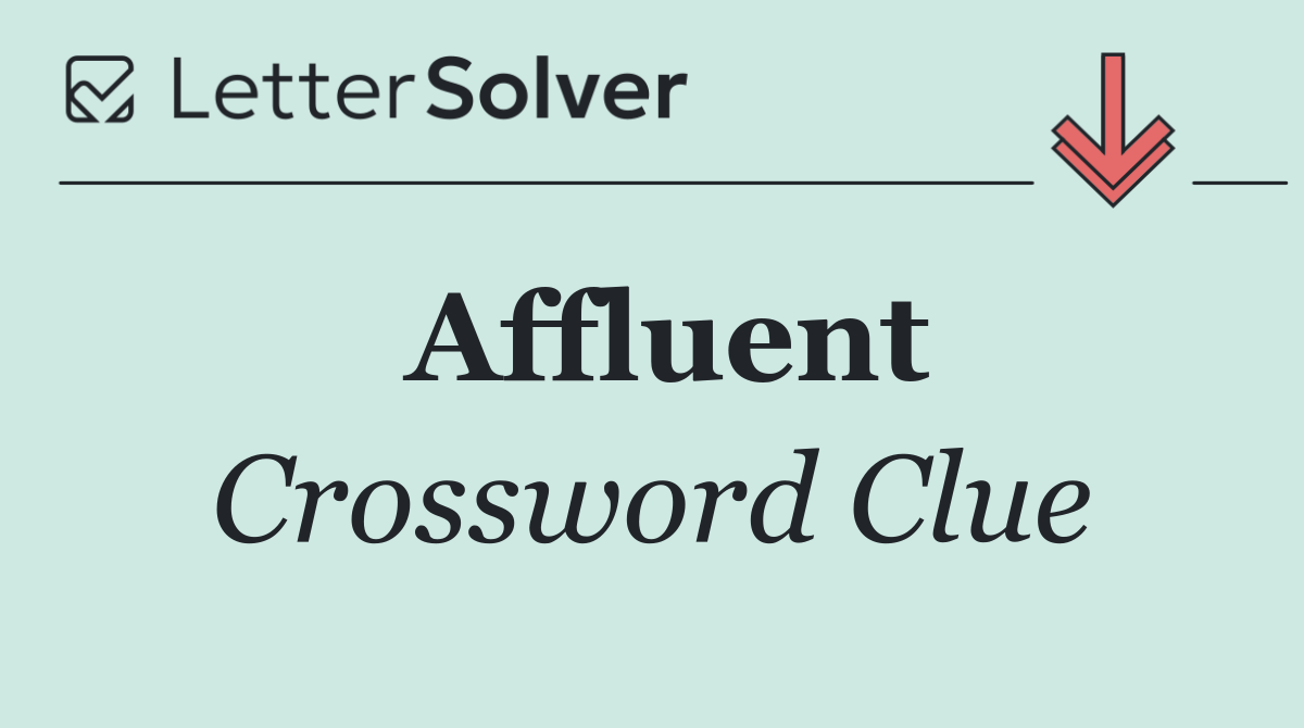 Affluent