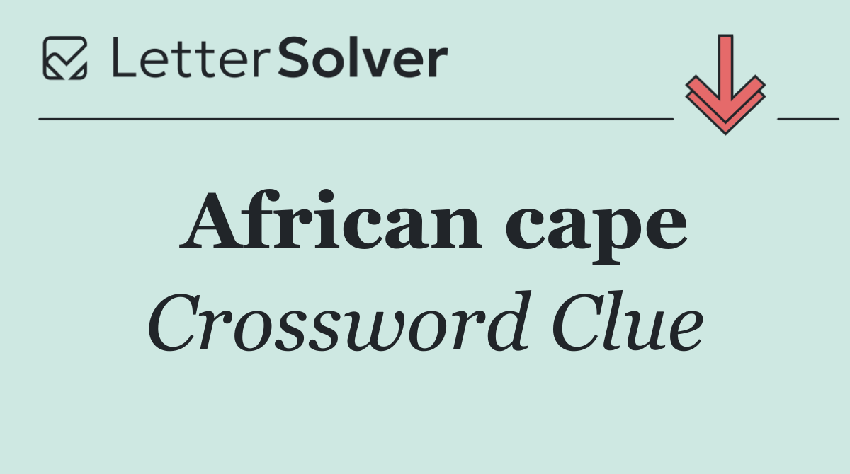 African cape
