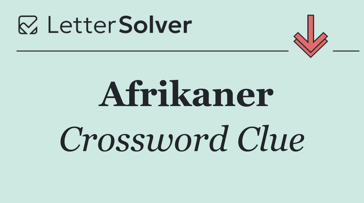 Afrikaner