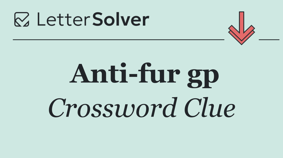 Anti fur gp