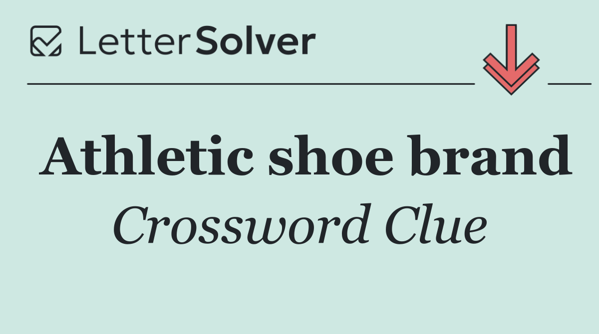 Athletic shoe brand