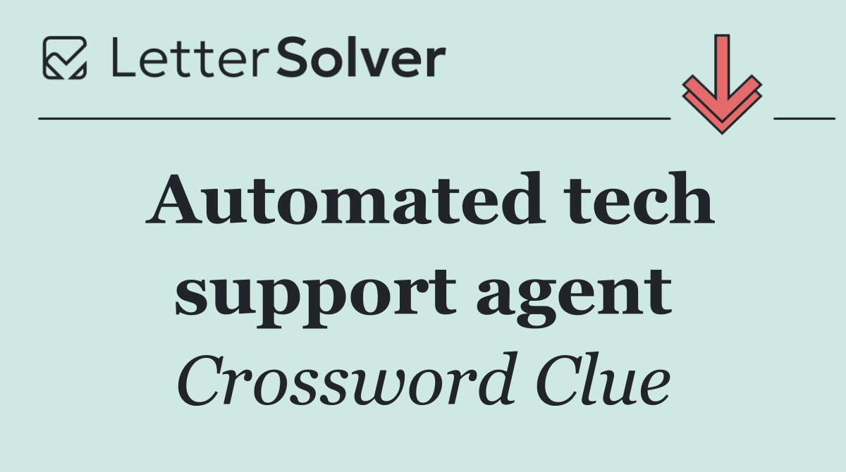 Automated tech support agent