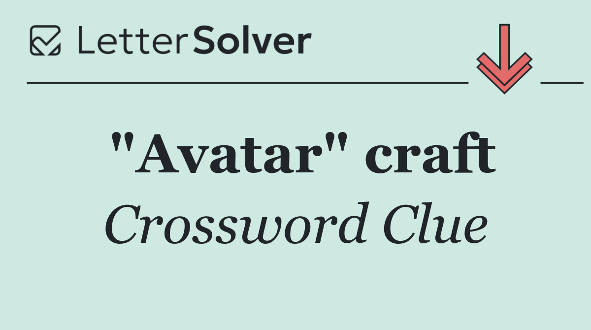 "Avatar" craft