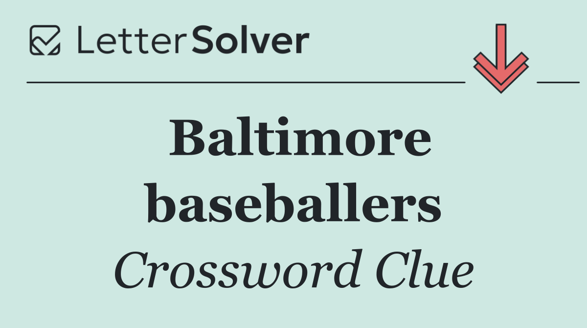 Baltimore baseballers