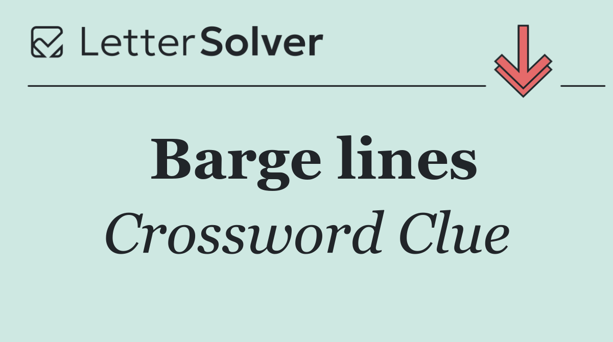 Barge lines