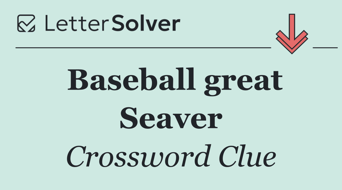Baseball great Seaver