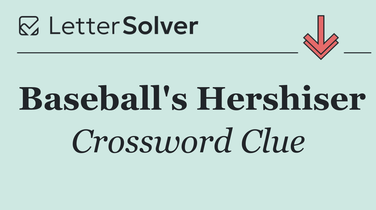 Baseball's Hershiser