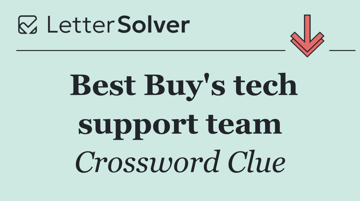 Best Buy's tech support team