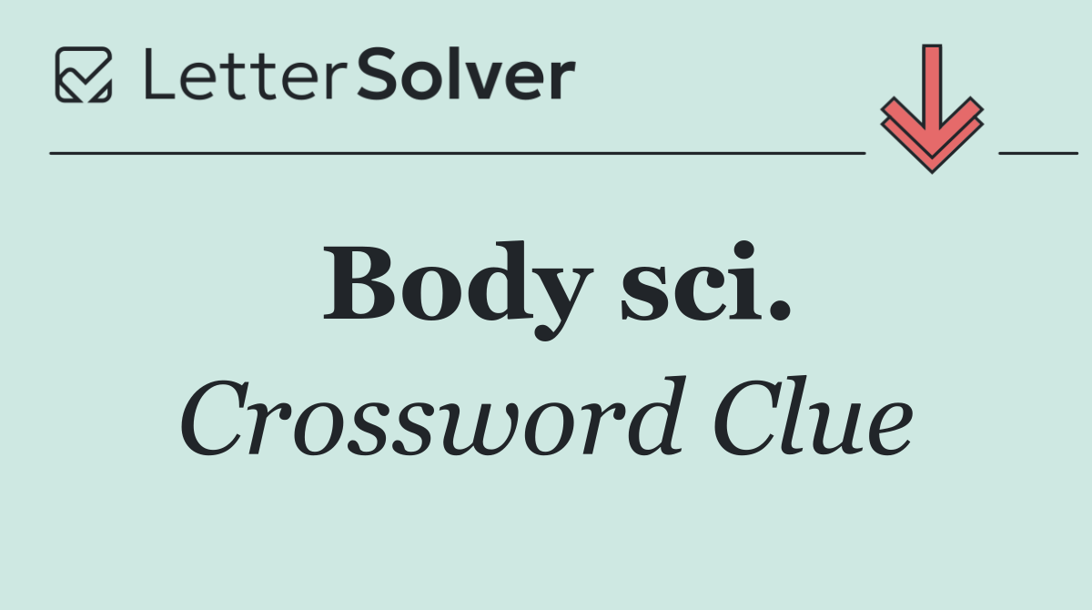 Body sci.