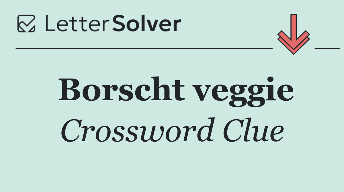 Borscht veggie