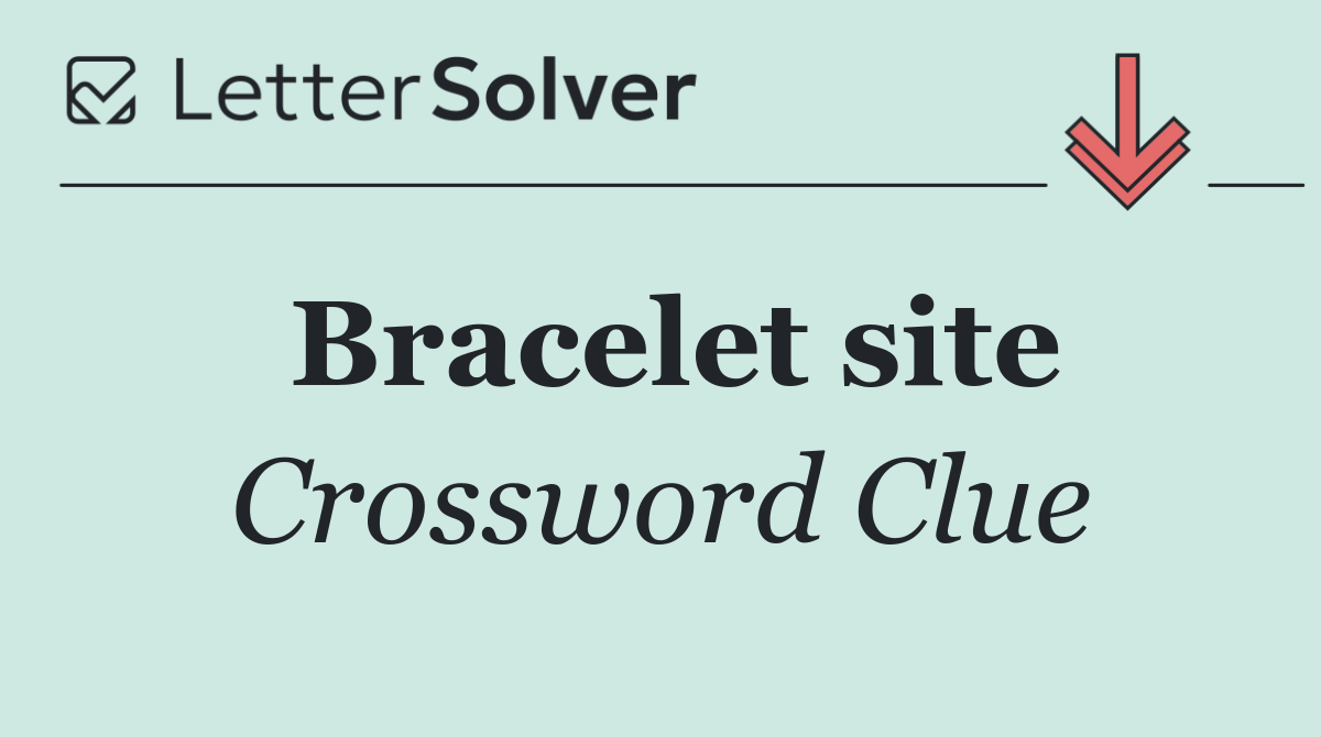 Bracelet site