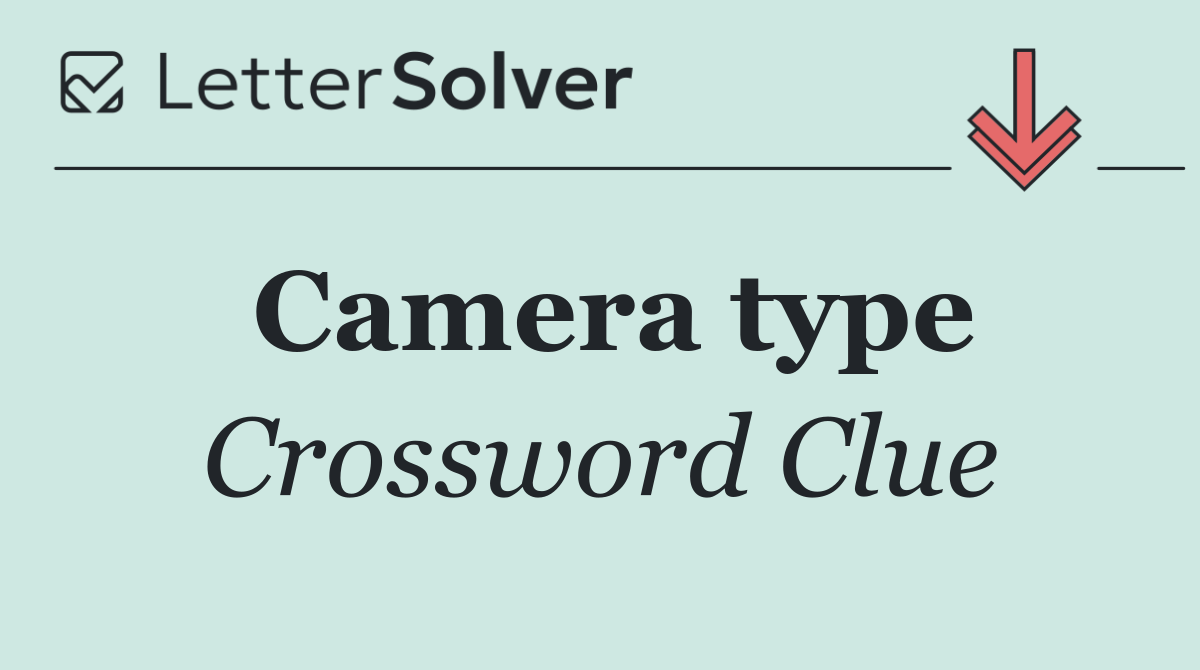 Camera type