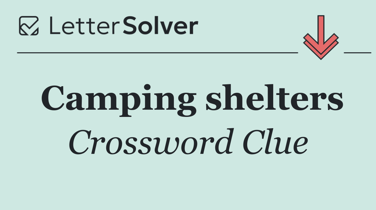 Camping shelters