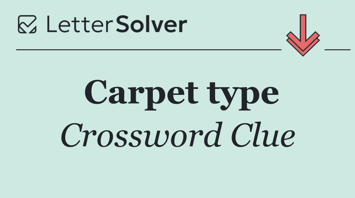 Carpet type