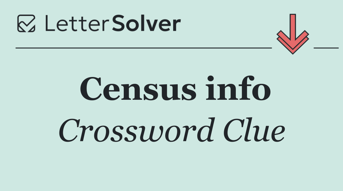 Census info