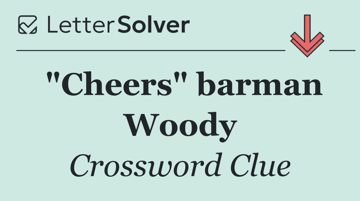 "Cheers" barman Woody