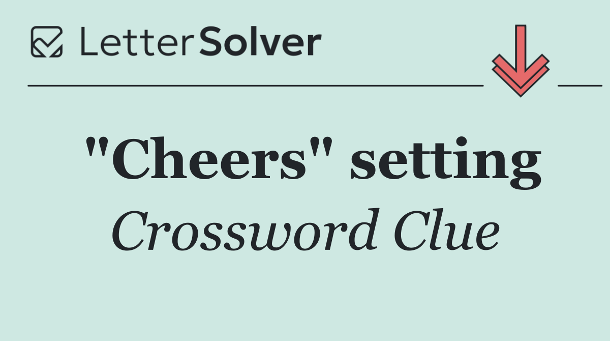 "Cheers" setting