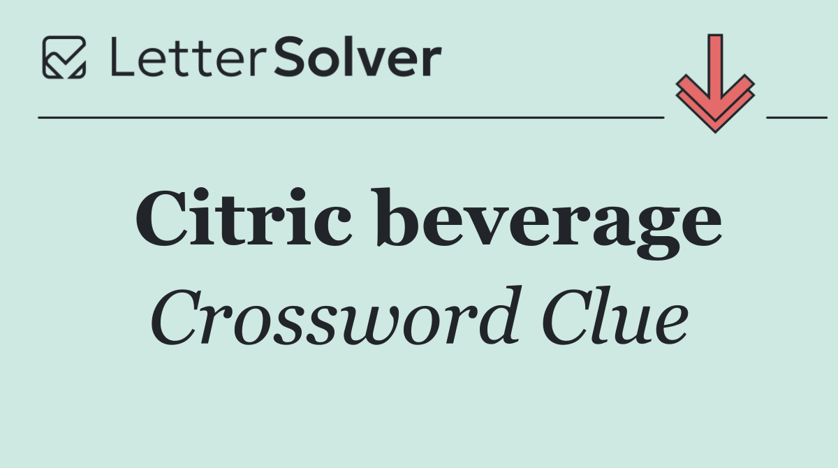 Citric beverage