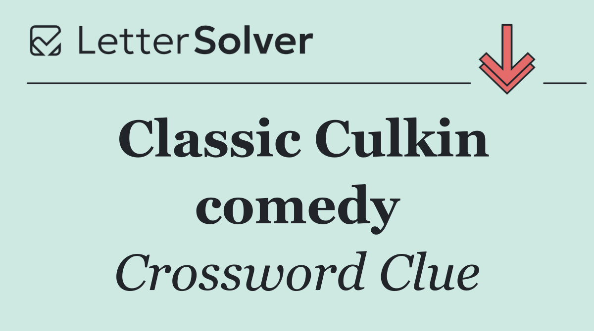 Classic Culkin comedy