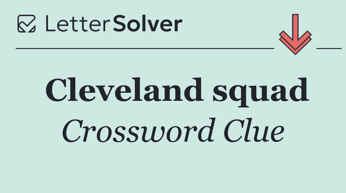 Cleveland squad