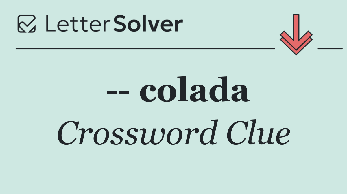    colada
