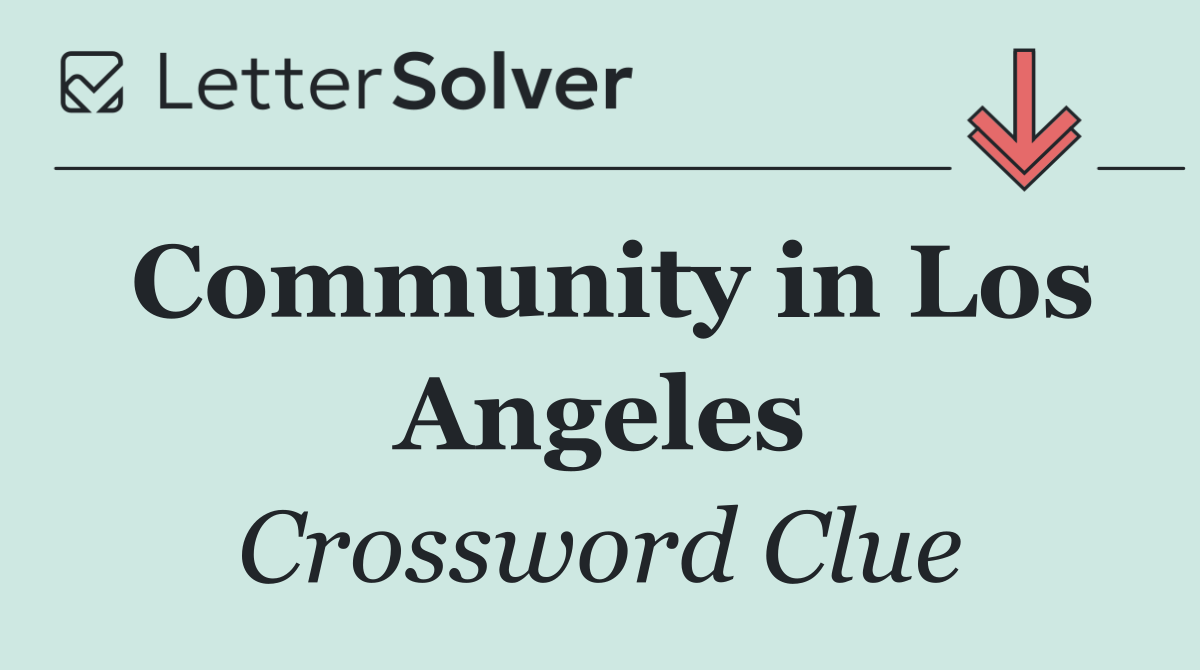 Community in Los Angeles