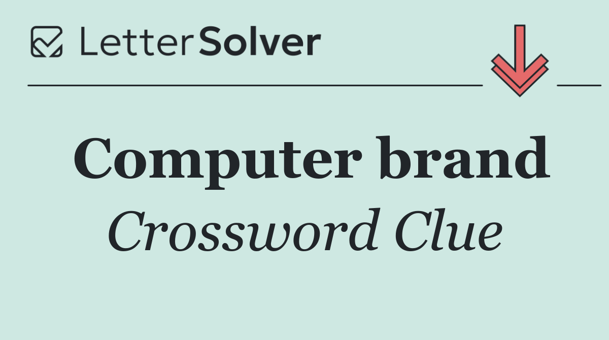 Computer brand