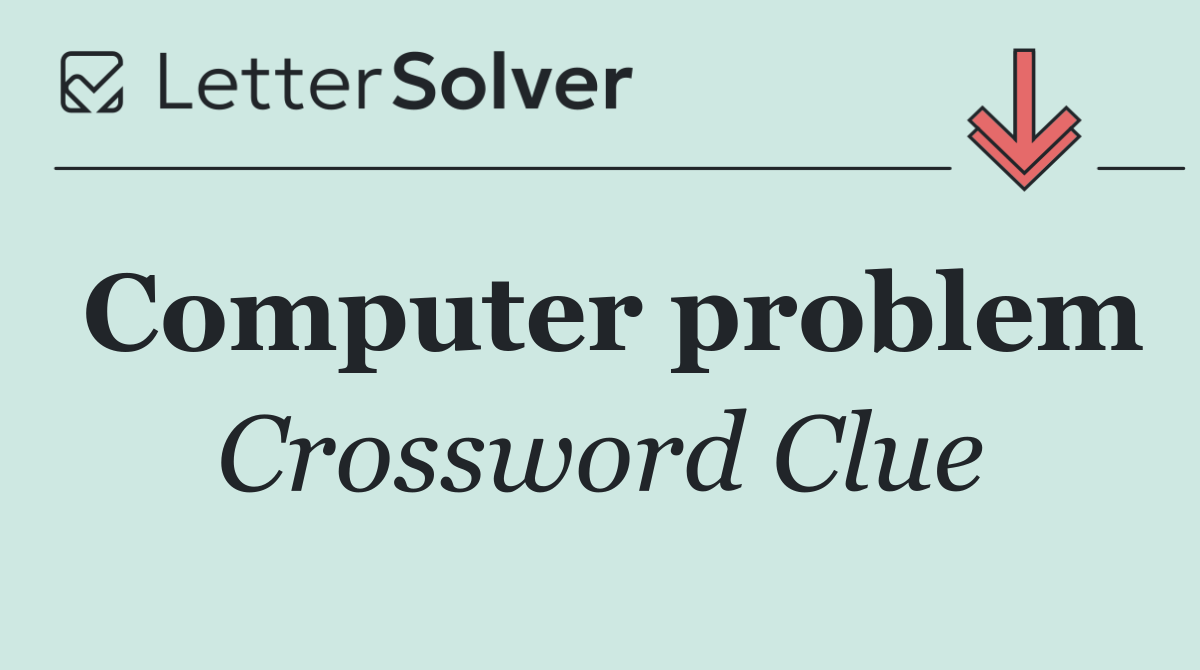 Computer problem