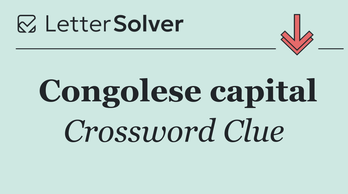 Congolese capital