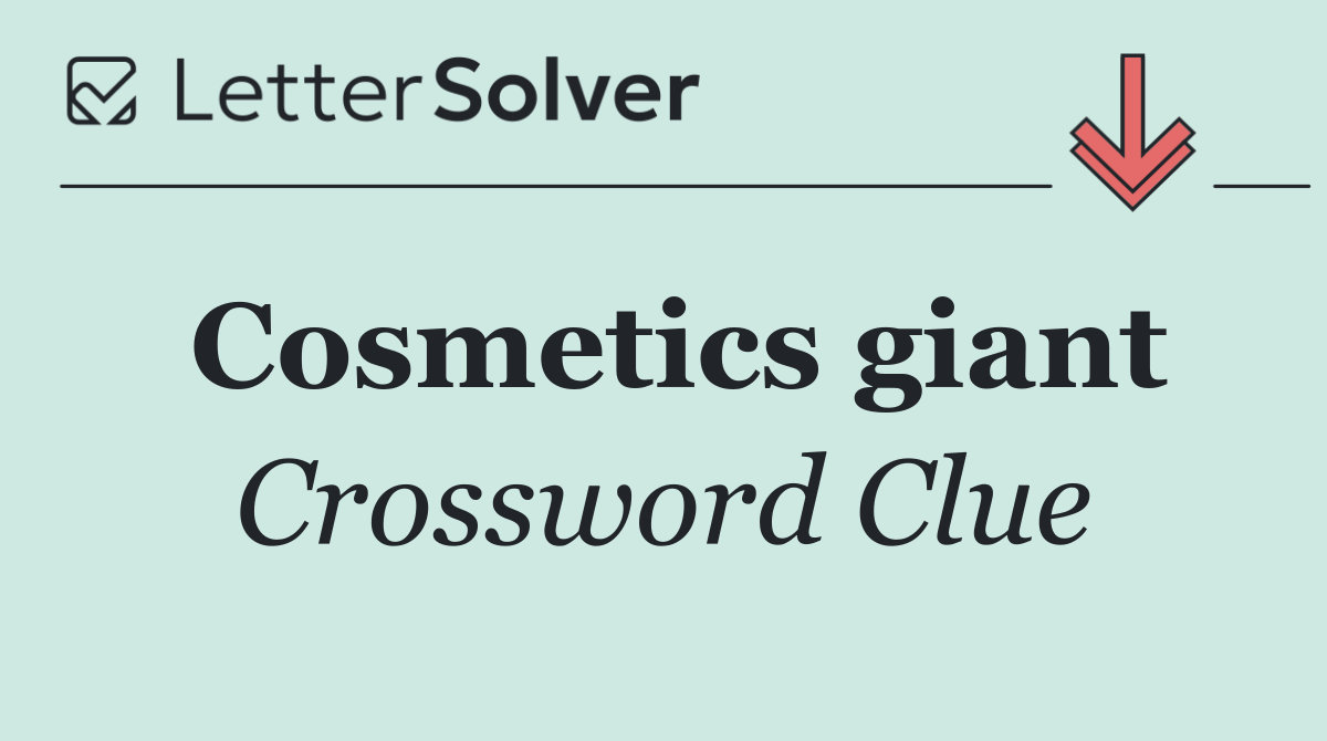 Cosmetics giant