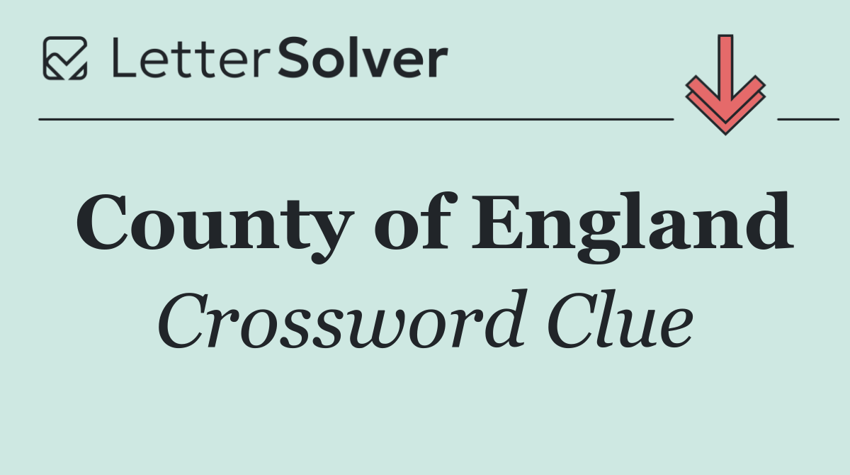 County of England