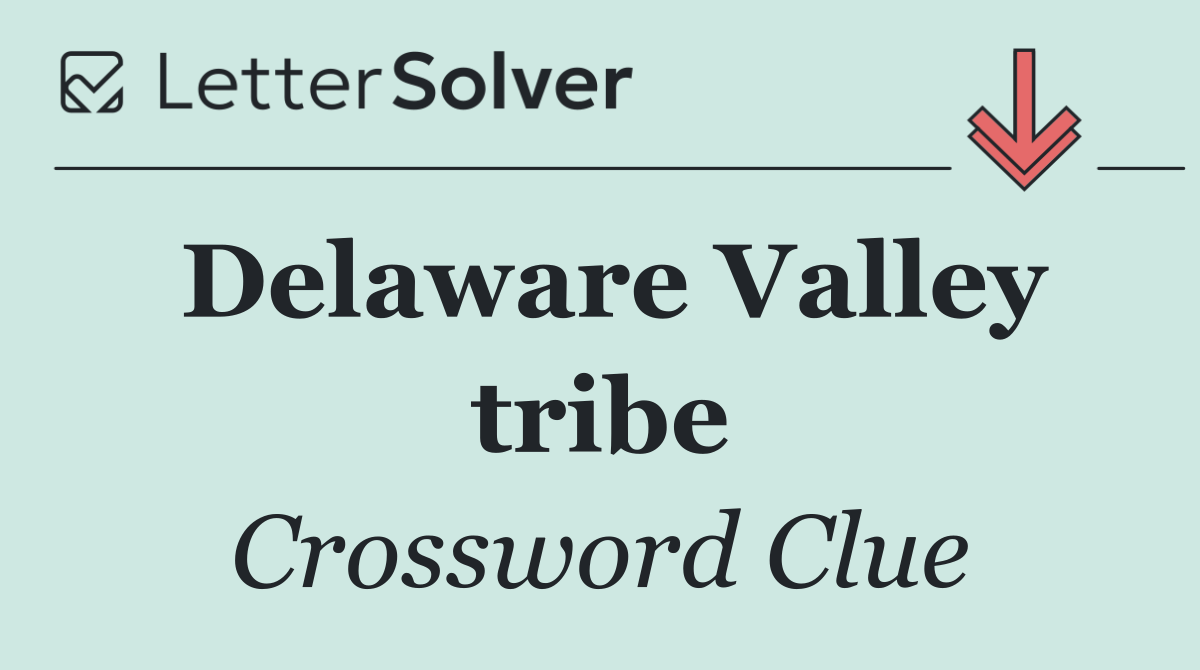 Delaware Valley tribe