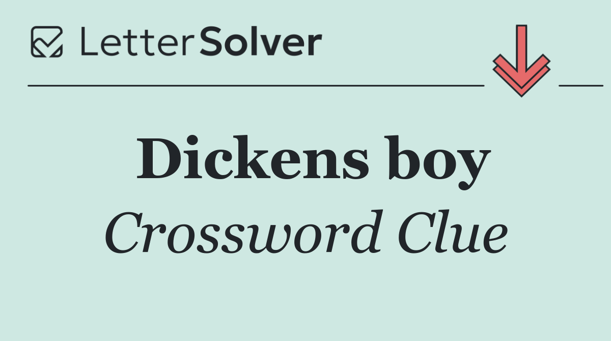 Dickens boy