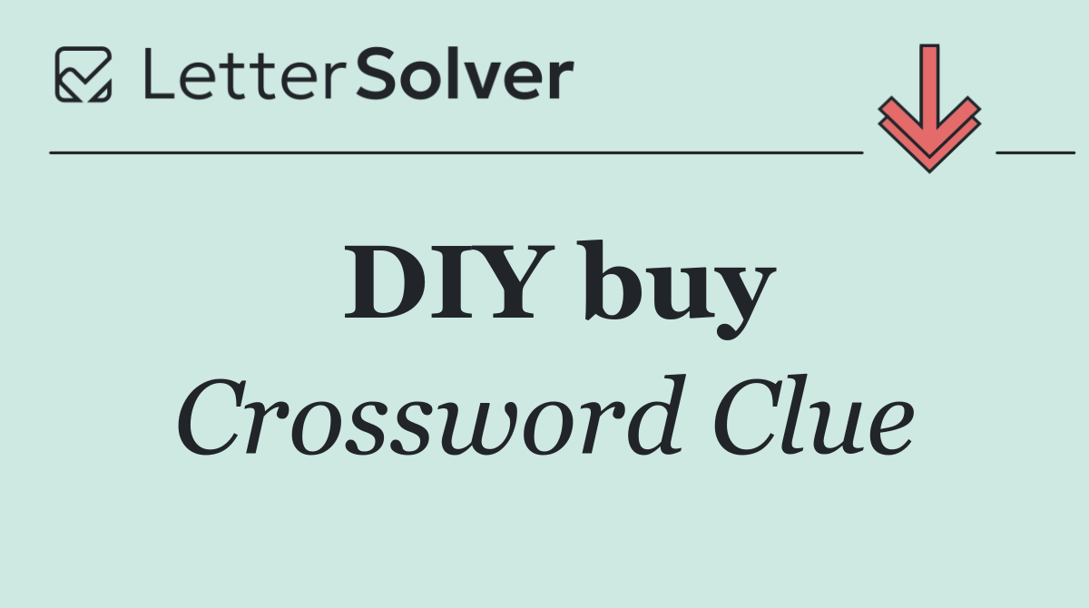 DIY buy