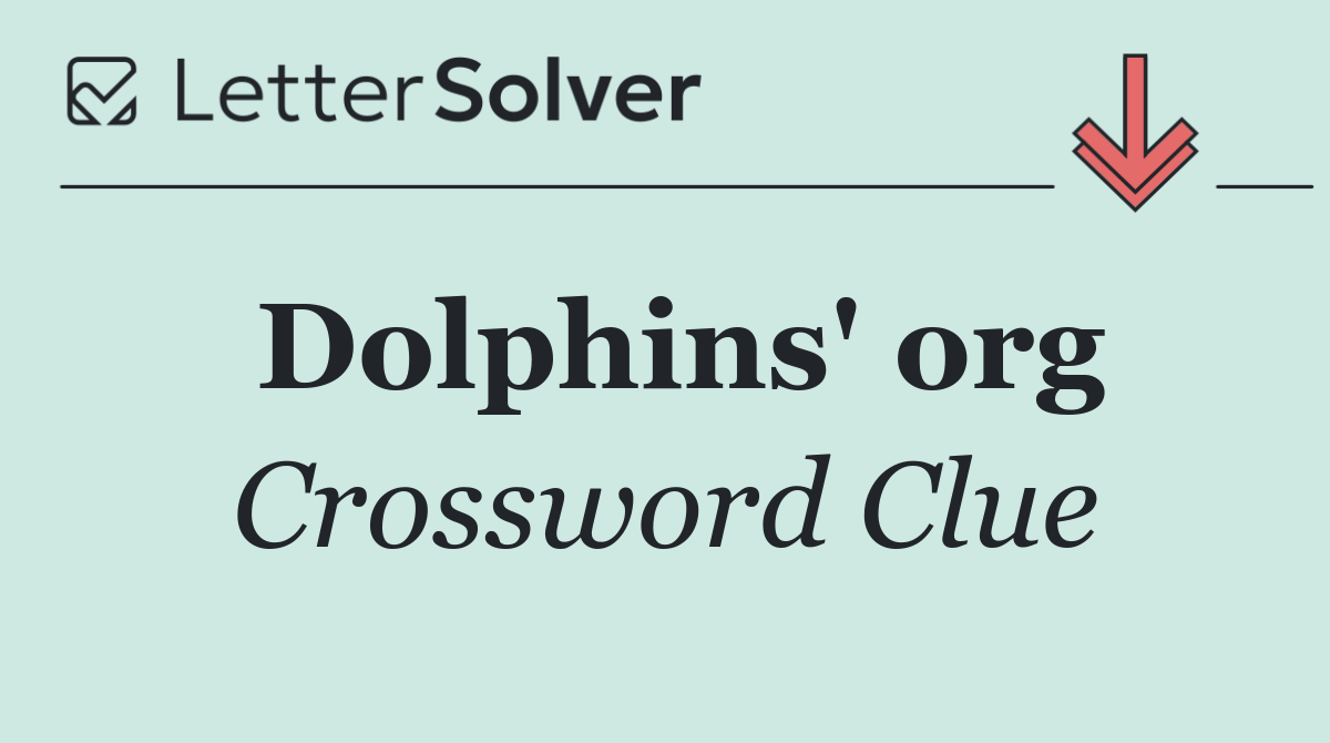 Dolphins' org