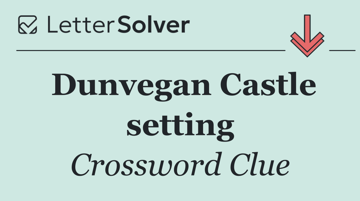 Dunvegan Castle setting