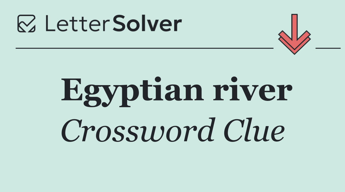 Egyptian river