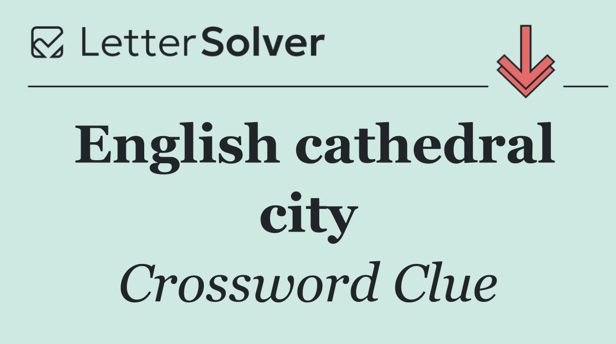 English cathedral city