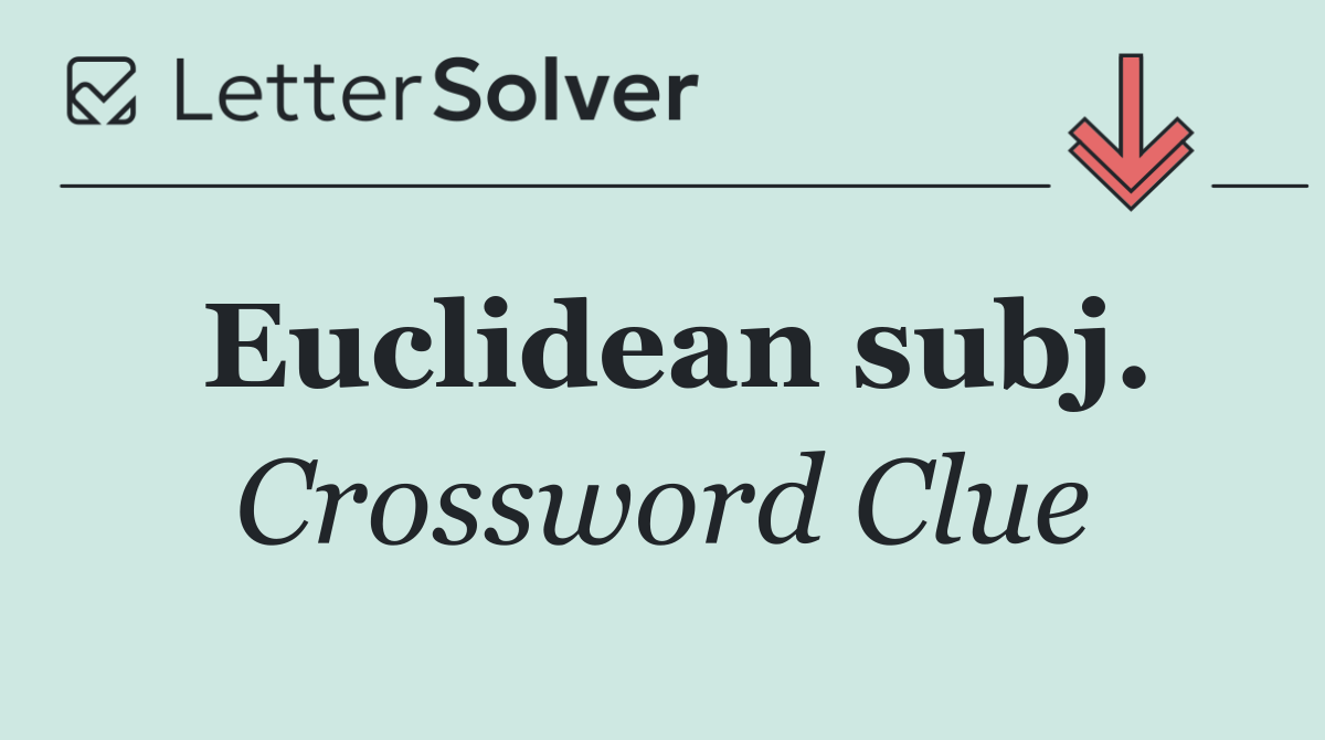 Euclidean subj.