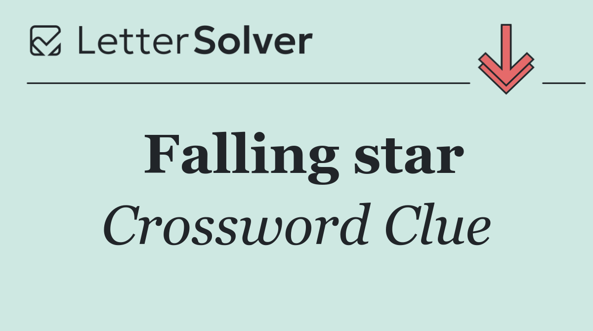 Falling star