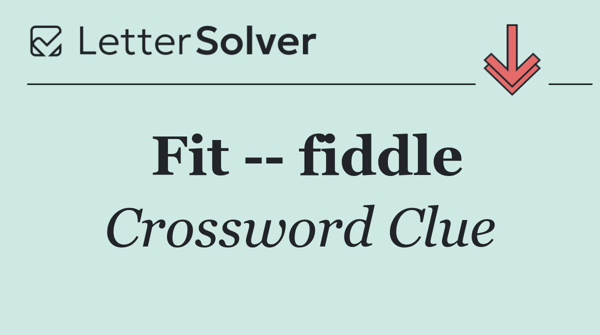 Fit    fiddle
